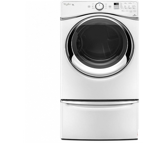 Whirlpool YWED95HEDW Dryer, Electric Dryer, 7.4 Cu. Ft. Capacity, 10 Dry Cycle WHITE